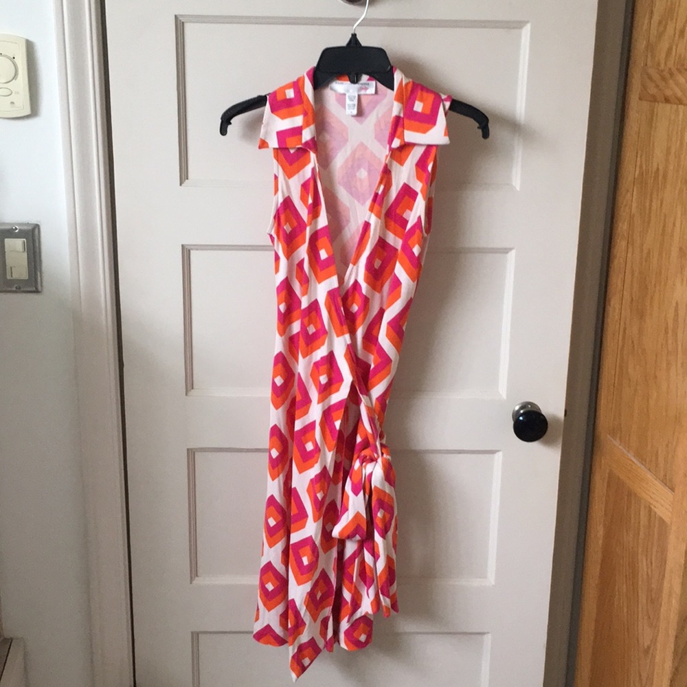 DVF Vintage label wrap dress